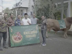 Idul Adha 1446 Hijriah, Rendra Masdrajad Safaat Tebar 21 Hewan Kurban di Berbagai Titik Kota Malang