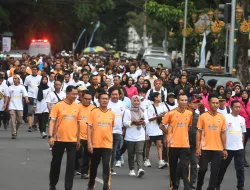 Semarak Uklam Tahes, Polresta Malang Kota Rayakan Hari Bhayangkara ke-79 dengan Jalan Sehat dan Hadiah Melimpah