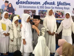 Komisaris PT ACA Iwan Kurniawan Sentuh Hati 770 Anak Yatim di Tiga Kecamatan Malang Barat