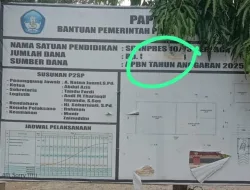 Proyek Pembangunan SD Inpres 10/73 Senilai Lebih Dari Rp 600 Juta Diduga Bermasalah