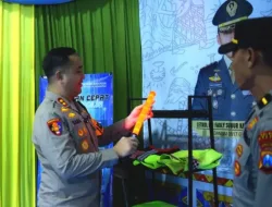 Kapolres Gresik Tinjau Pospam Alun-Alun Kota: Siap Amankan Mudik Lebaran