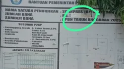 Bendahara Tolak TTD, Proyek SD Senilai Rp 615 Juta Dipertanyakan