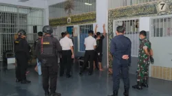 Hari Bakti Pemasyarakatan ke-62, Lapas Malang Gelar Razia Gabungan TNI-Polri