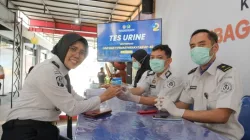 Komitmen Lapas Kelas 1 Malang dan Bapas, Tes Urine Jadi Bukti Integritas