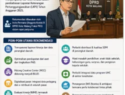 20 Rekomendasi DPRD Disampaikan ke Wali Kota, Soroti Kinerja hingga Layanan Publik