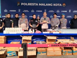 Polresta Malang Kota Gagalkan Peredaran 8,9 Kg Ganja dan 1,6 Kg Sabu, 31 Ribu Jiwa Terselamatkan