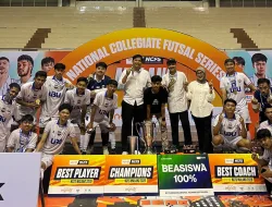 The Best!  Tim Futsal UIBU Gasak Gelar Juara NCFS 2026, Rektor Dr Nurcholis: Bukti Kompak dan Disiplin