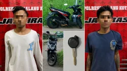 Ancam Mahasiswa Pakai Celurit, Dua Pelaku Curas di Kota Malang Dibekuk Polisi 
