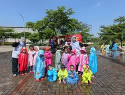 Damkar Kota Malang Edukasi Bahaya Kebakaran ke Ratusan Anak TK-KB di Malang
