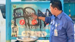 Anjungan Air Siap Minum Tugu Tirta Dicoret & Dirusak, Dirut Priyo: Aset Publik Harus Dijaga Bersama