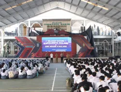 Polisi Peduli Pendidikan: Kapolresta Malang Kota Bekali 890 Siswa SMKN 4 Wawasan Kebangsaan hingga Bahaya Kenakalan Remaja